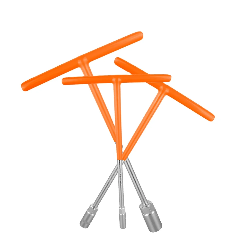 94272-94283 8-19mm Auto Car Plug Socket Wrench Heavy Duty Chrome Vanadium Steel T-Handle Socket Wrench Set