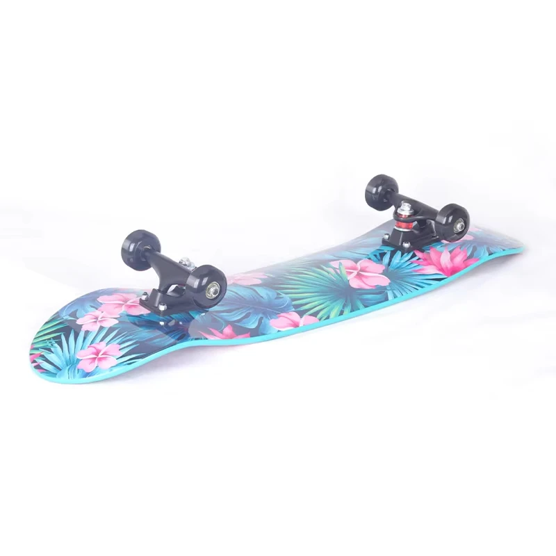 Custom Adult PP Deck PU Wheels Skate Board Professional Skateboard Beginner Old School Skateboard Deck
