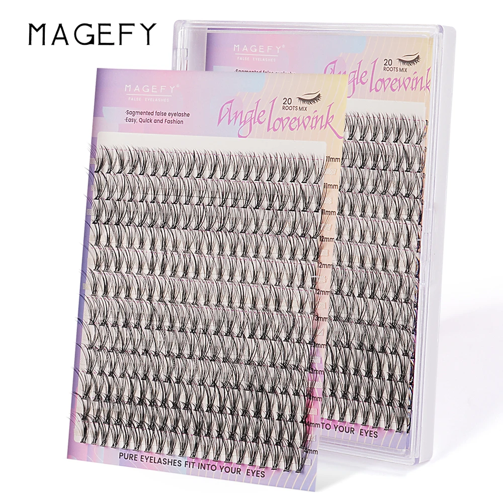 MAGEFY lashes vendor wholesale luxury 3d faux mink false eyelashes trays