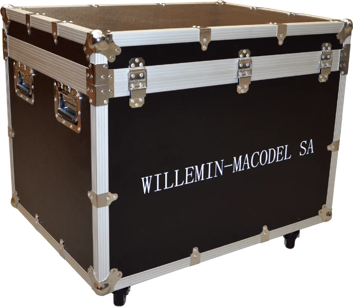 Black Flight case  shipping cabinet trunk case