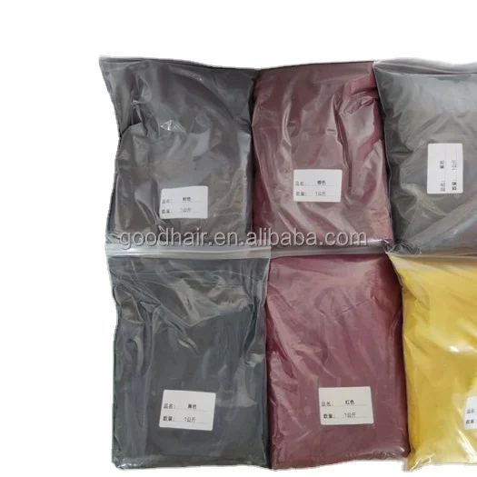 customized logo hair color powder for manufacturer professional hair tools for wig making