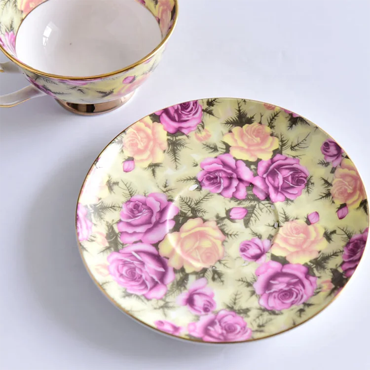 Whole Set Tea Cups and Saucers Cappuccino Cups Coffee Cups White Teacup Set