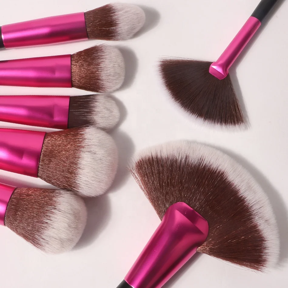 Professional  All Series Wholesale Customer Wood Handle Matt 24 Pcs Bags Private Label Custom Buy Big Vegan Make Up Brushes