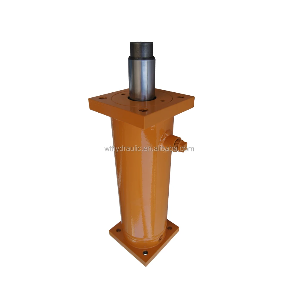 Customized American market Single Acting Welded Hydraulic Cylinder  High quality welded flange tractor loader hydraulic cylinder