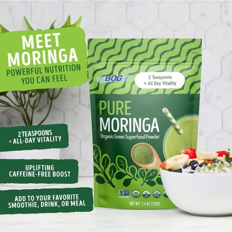 2024 Super Food Leaf Powder Organic Moringa Leaf Powder for Herbal Medicine at Cheap Price For Health Uses Powder Exporter