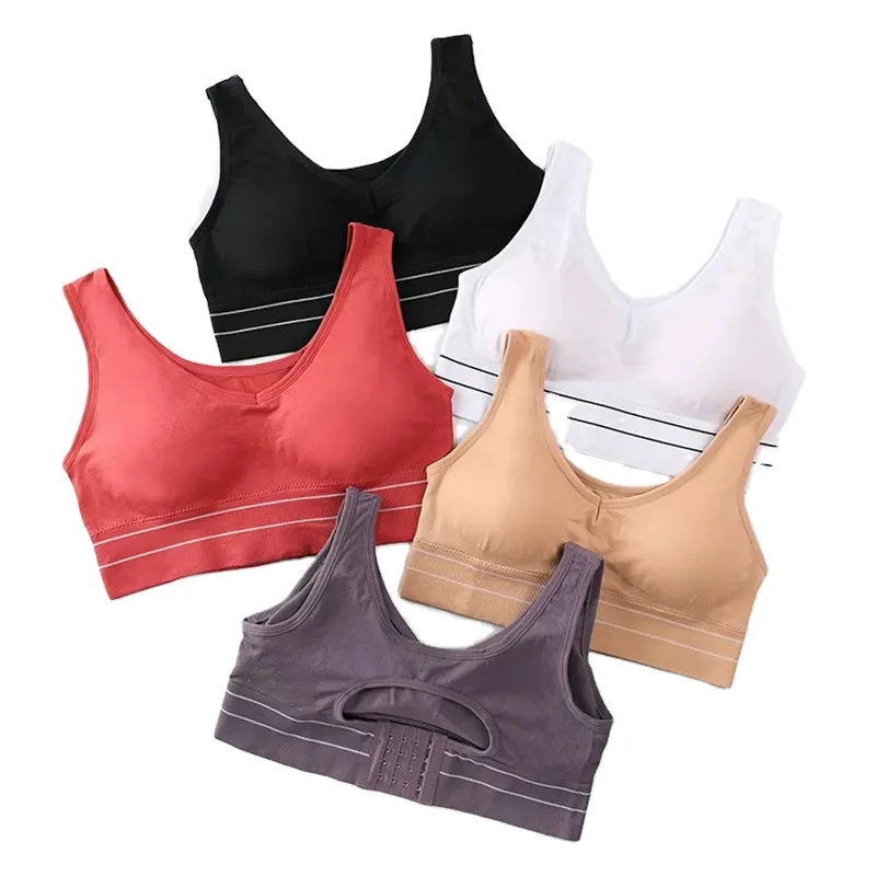 Four Seasons Sports Back Breasts Beauty Back Boob Tops Bra  chest wrap vest seamless Women tank Tube Bandeau Bra