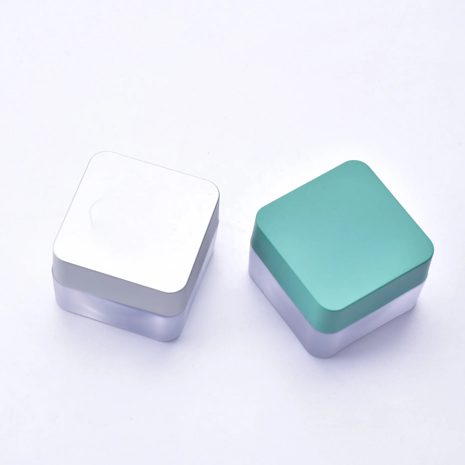Square plastic cosmetic package containers for nail beauty industry makeup packaging 5g 10g 15g capacity wholesale low price