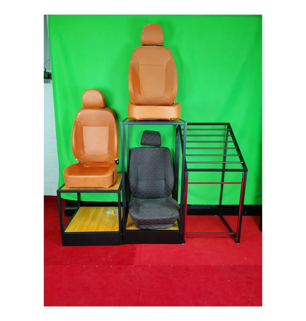 Promotional Top Quality Automobile Seat Cover Exhibition Frame High and Low Rack Booth Desktop Display Stand
