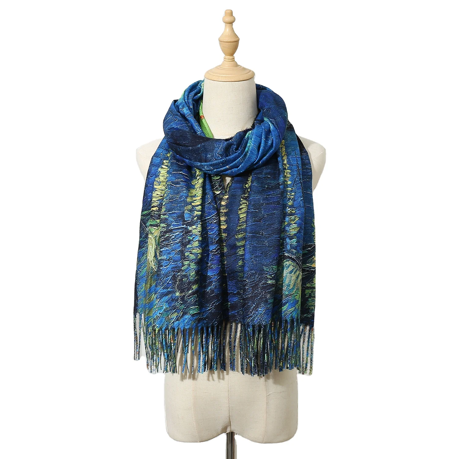 Женский шарф из искусственного кашемира