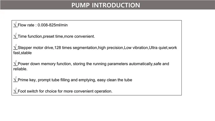 Miniature Peristaltic Dosing Pump