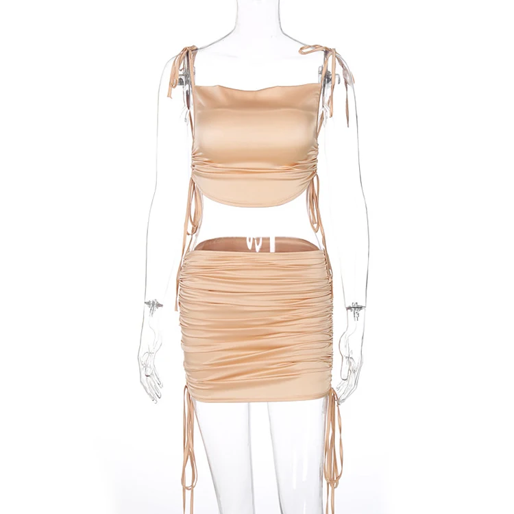 Женский комплект из шорт и юбки, новый дизайн 2021 года