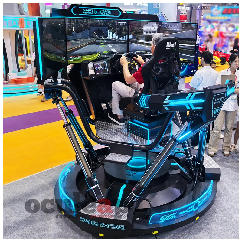 Oculeap VR Racing Simulator VR Car Simulator Driving Simulator 2025 New VR Game Machine Racing Car Arcade Ride For Sale