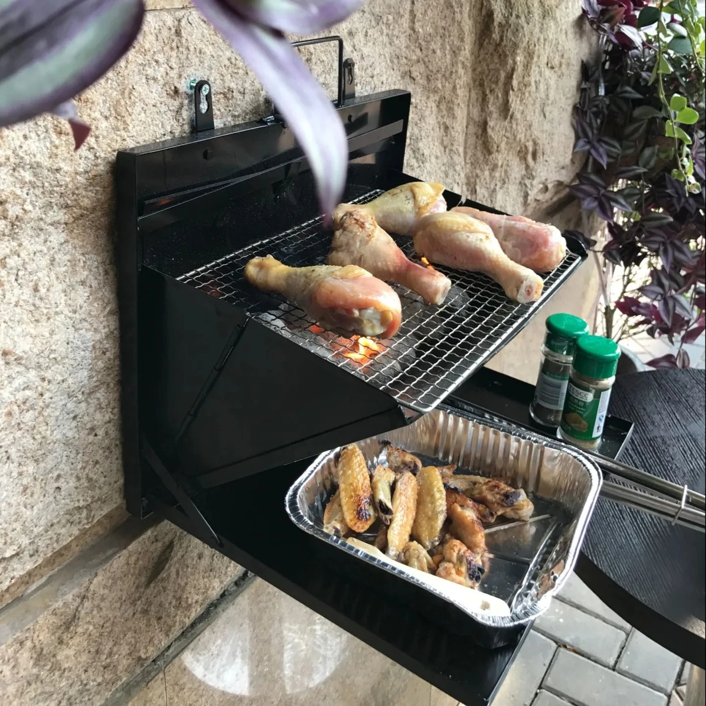 bbq grill tools set for outdoor barbecue camping grill stainless steel roasting pan for