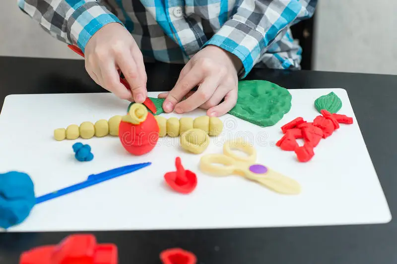 Kitchen Toys Games Miniature Toy Noodles Plasticine Set Playdough Tool Set