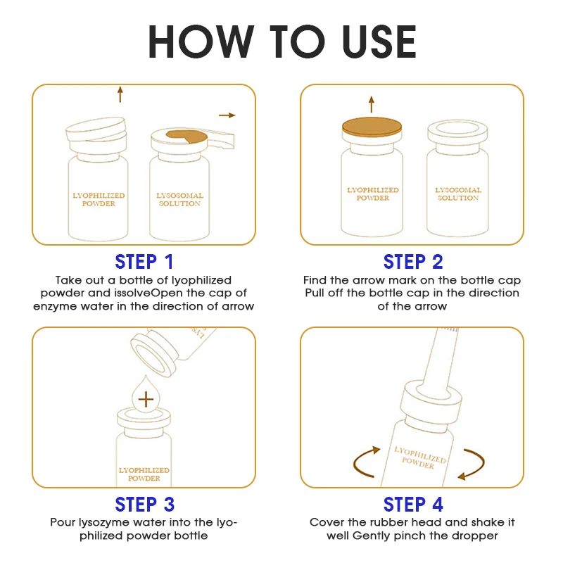 Beauty Oligopeptide Freeze-dried Powder Sulfate-free Anti-aging and Trehalose & Collagen Lyophilized Powder Anti Wrinkle