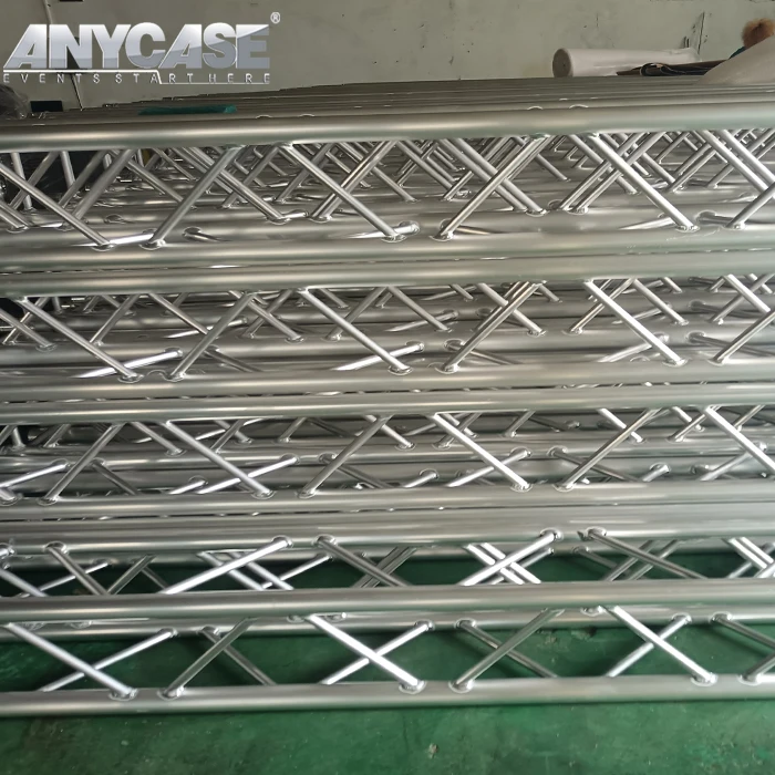 Event stage system with roof dj lighting truss