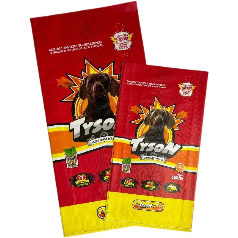 10 Kg 25 Kg 50 Kg Bopp Laminated Pet Food Bag For Packing Cat Litter,Dog Food Pp Woven Animal Feed Bag Packaging