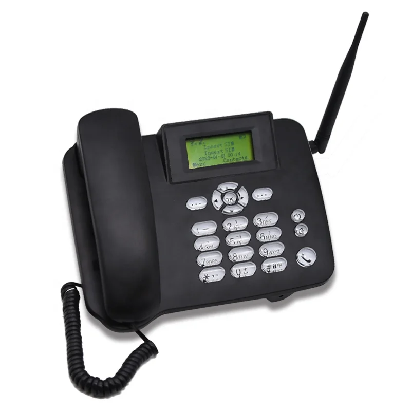 China Top Quality Hotel Room Caller Id 3G Wireless Desktop Phone Telephone