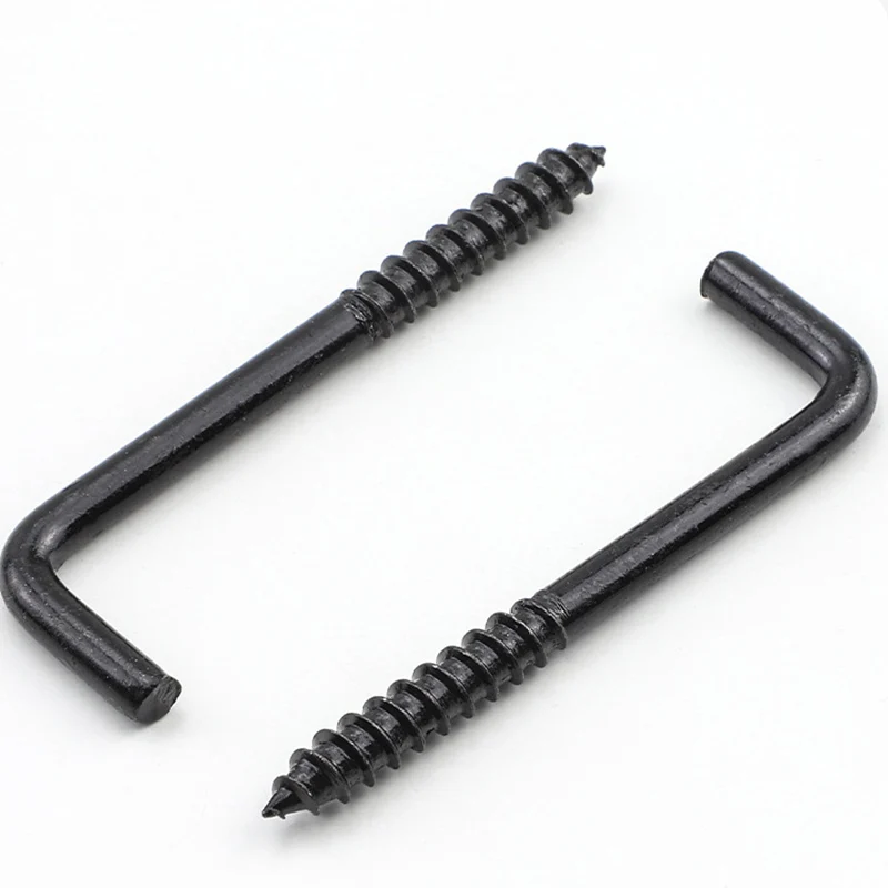 Screw-In Cup Hook Spiral Hanger Picture Frame Plant Lamp Light Curtain Net Wire Eye Bolt L Cup Hook