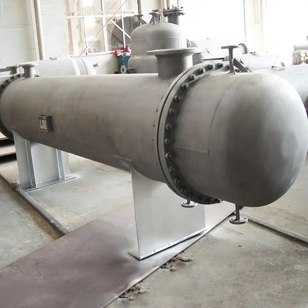 Customized waste gas and wastewater treatment blowdown cooler