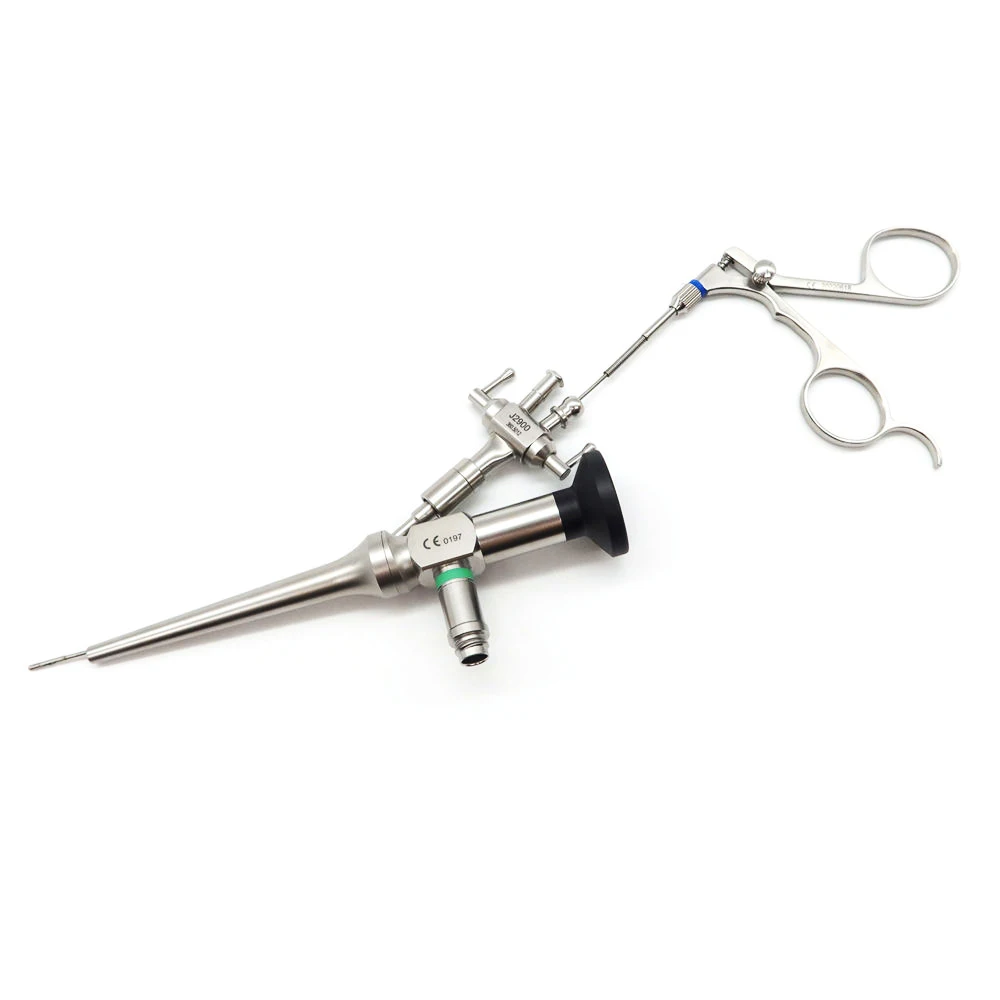Professional Surgical Instrument Medical 2.7mm/4mm/5.5mm Ent Rigid Endoscope Otoscope With Working Channel And Forceps