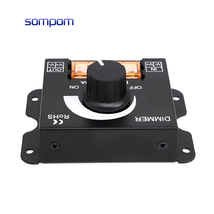 Hot sale 360-720W Dimmer Controller DC 12V 24V for RGB single light  /led strip dimmer
