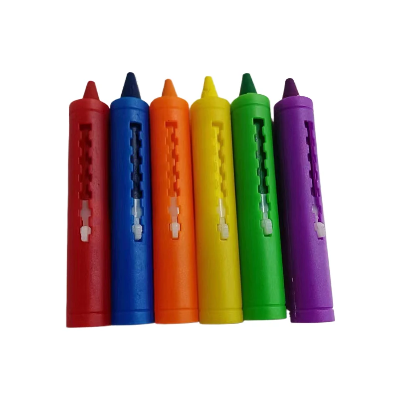 Wholesale Novelty Washable Crayons Non Toxic Multi Color Bath Crayon Safety DIY Wax Crayons for Children