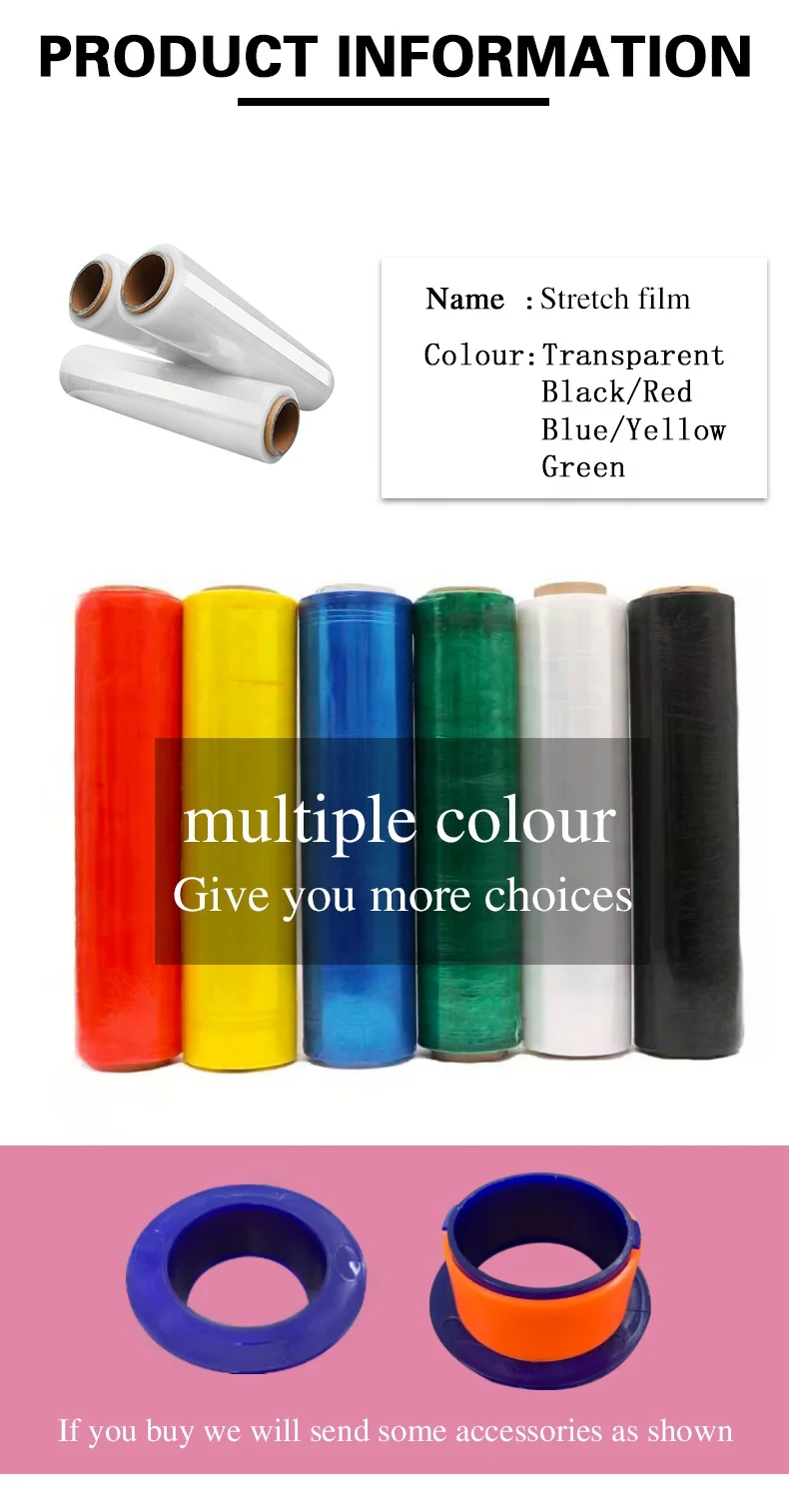 Factory Wholesale Customizable PE, Protective Film Pallet Stretch Film For Packaging Film/