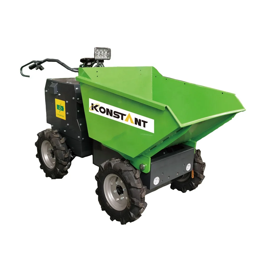 KONSTANT Electric Mini Dumper Truck Electric Wheelbarrow 300ENP  High Tip Zero Emissions Power Barrow