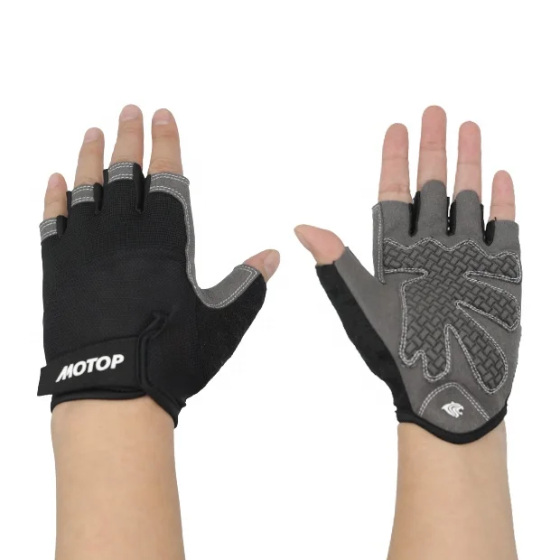 MOTOP High Quality Half Finger Breathable Padded Sport Motorcycle Riding Gloves