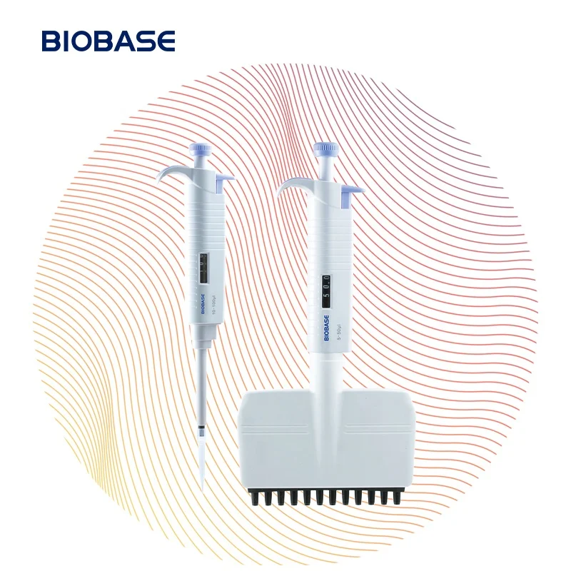 BIOBASE Лидер продаж пипетка 100 шт. микропипетка одноканальная Многоканальная пипетка регулируемый объем