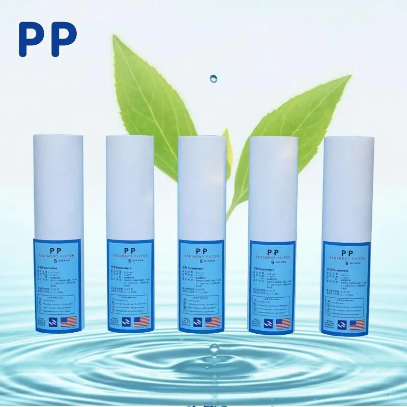 5 Micron PP Spun /Melt Blown Liquid Filter Cartridge For Drinking Water Treatment