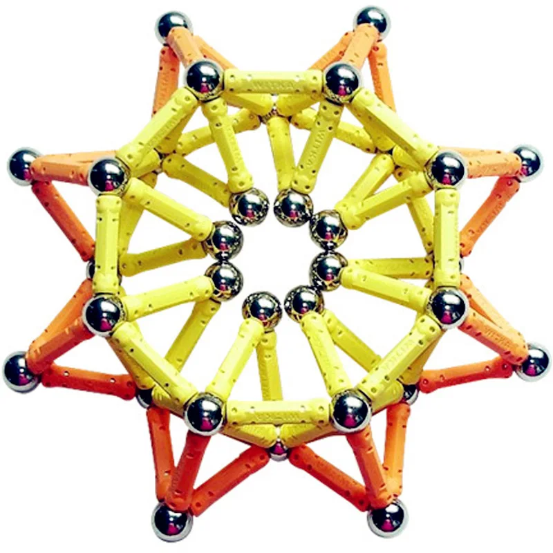 STEM Rods Building Blocks Magnet Stacking Toys Tiles Magnetic Sticks and Balls for Kids Game Sets