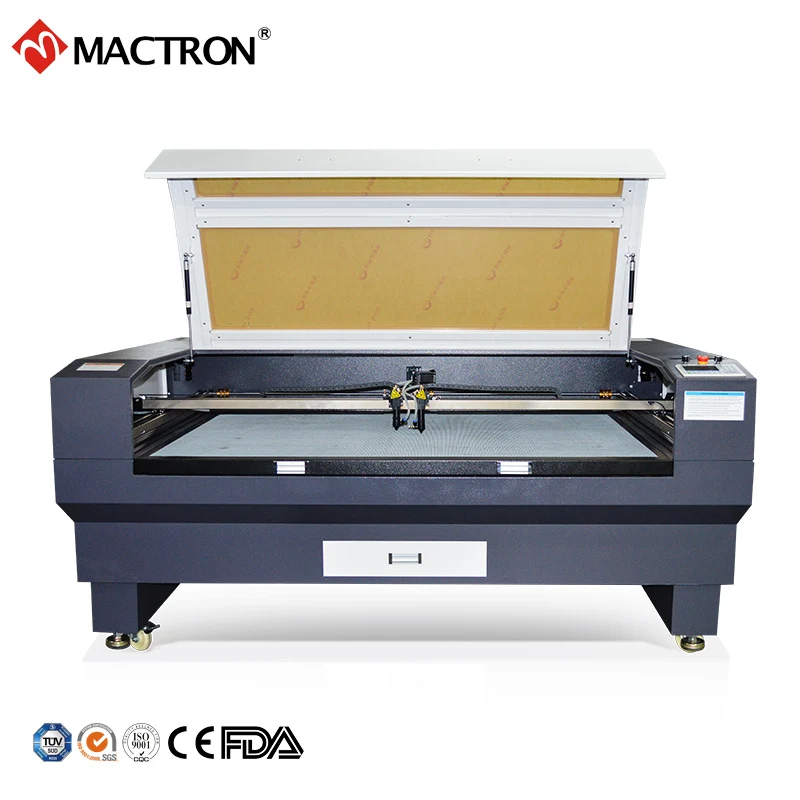 1390 with 2 Head Camera CO2 Laser Cutting Machine for Wedding Invitation