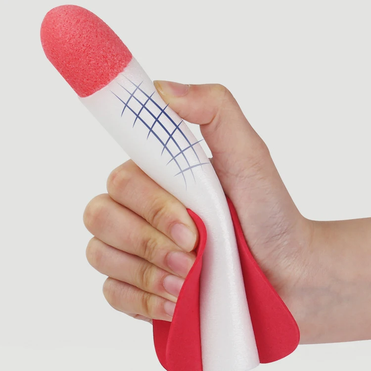 Outdoor Sports Light Up Foam Stomp Air Pressed Stomp Rocket Pedal Games Powered Led Air Rocket Launcher Toy For Kids