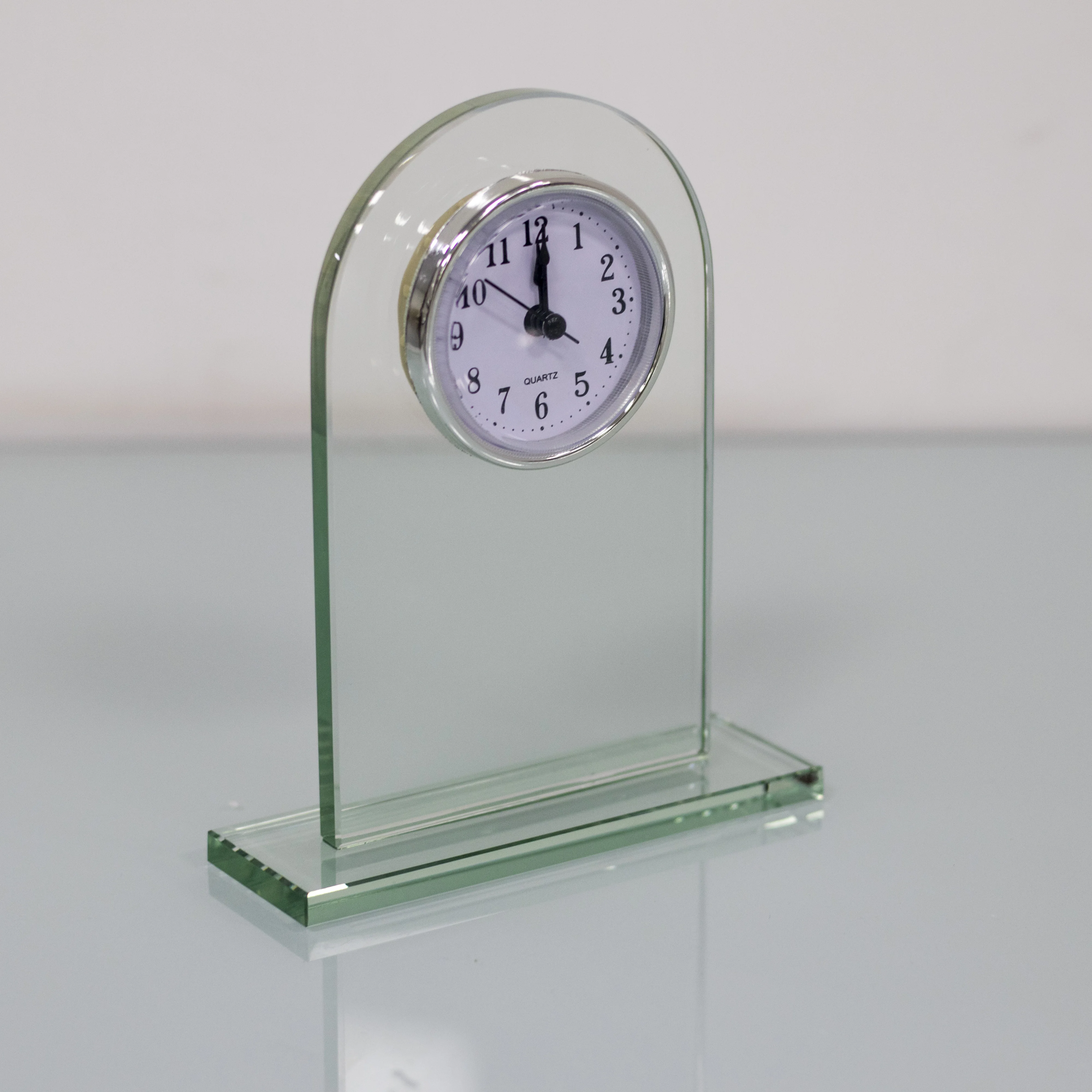 Transparent Awards Everlasting Love Anniversary Clock For Souvenir Table Clock Personalized Custom As Wedding Favor Gifts