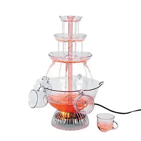 Waterfall design  drink fountain for parties easy use  party wedding wine fountain 3 tier party drinking fountain