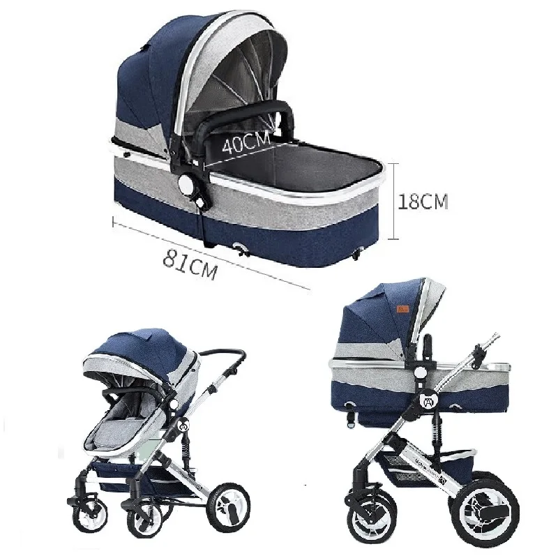 good baby pram EN1888 wholesale good baby stroller 3 in 1 luxury baby pram with car seat