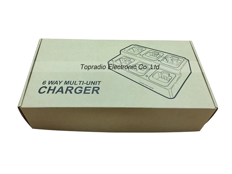 Topradio CPO40 CPE40 6 Way Multi Charger For Motorola NNTN4851AC NNTN4970 NNTN4497 GP3688 GP040 GP140 EP150 EP450 CP380