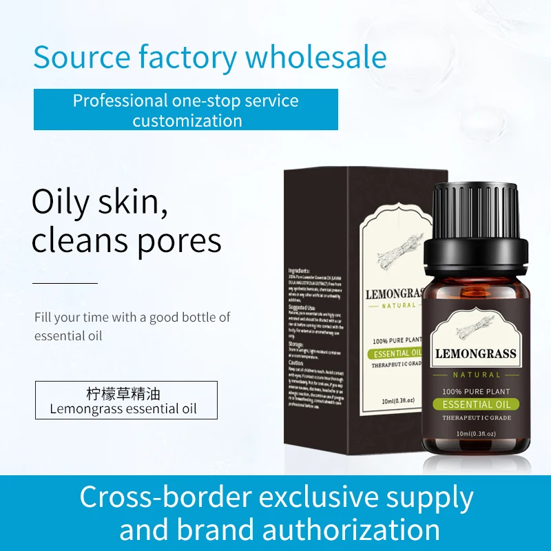 Private Label 100% pure essential oil Diffusers Ultrasonic Lemon aroma Aromatherapy Essential Oil