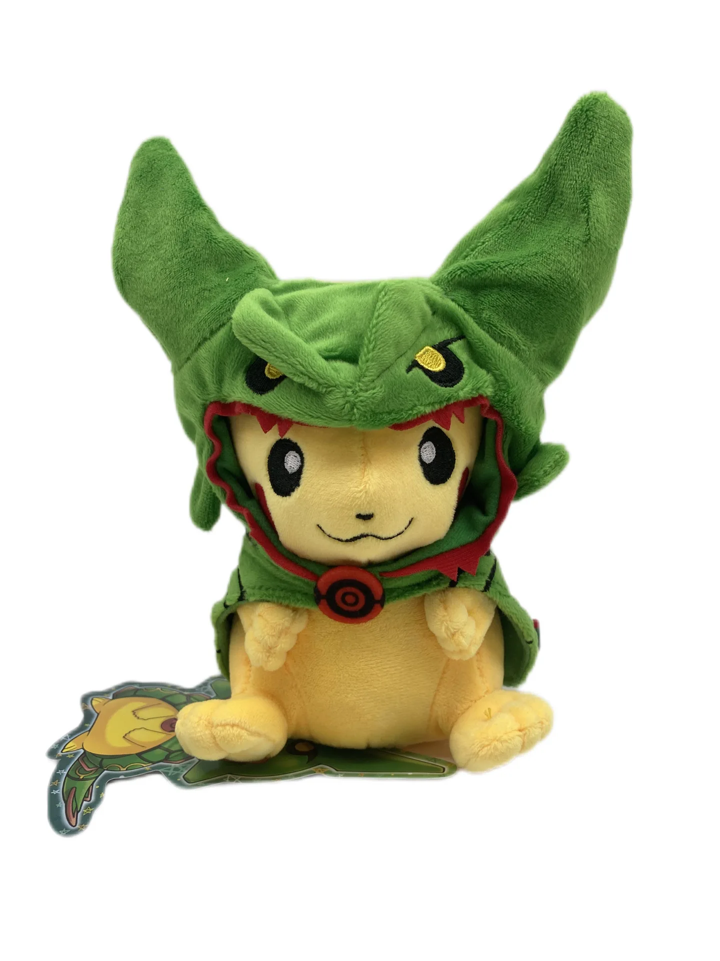 Новая черная зеленая Rayquaza Pikachu шляпа куртка плюшевая кукла