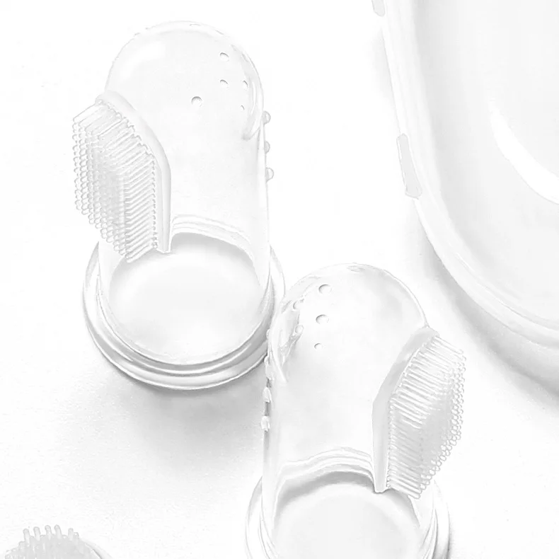 
Custom baby finger tooth brush silicon toothbrush 
