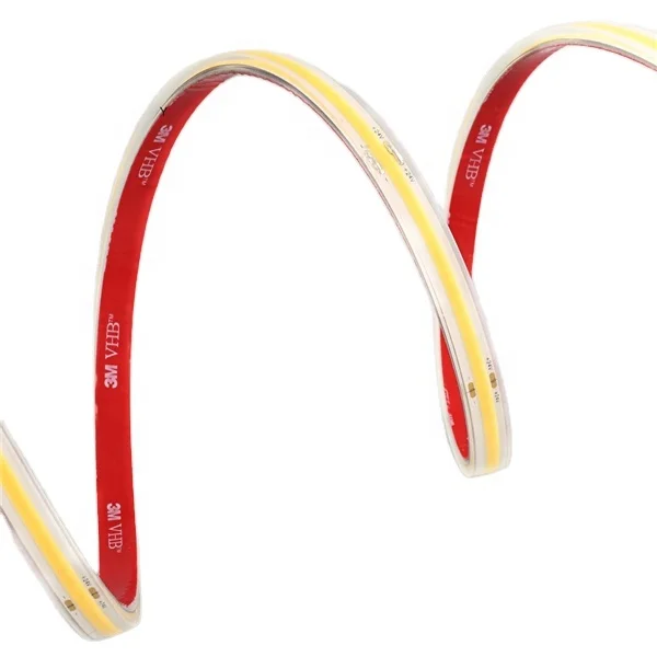 Flexib High Density LED Strip 378LEDs 10W COB No Spot Linear Light Ribbon for Decoration 12V 24V