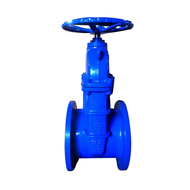  Неподъемный стержень NRS из ковкого чугуна BS 5163 PN10 PN16 DN100 запорный клапан для
