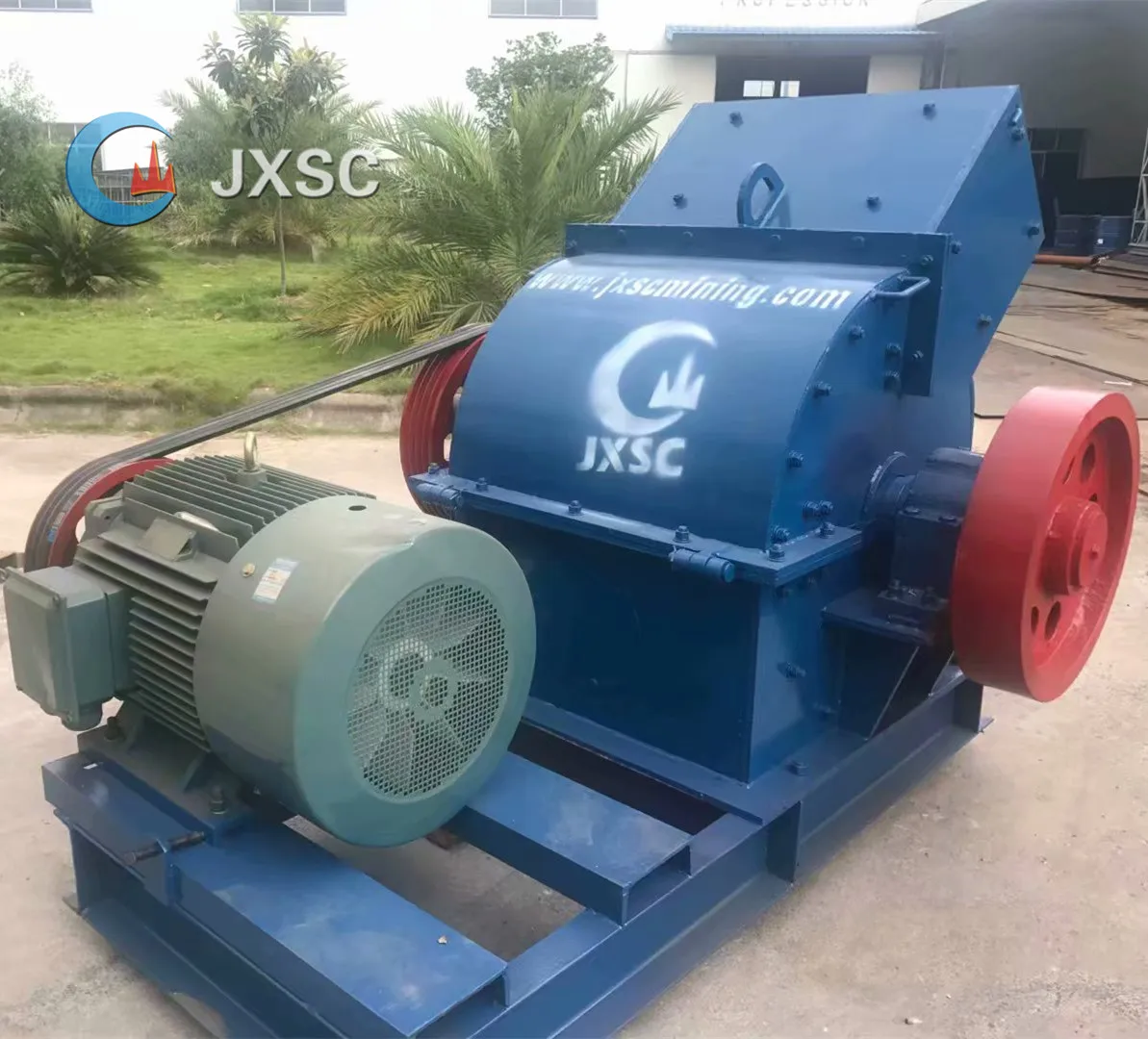 5-10TPH JXSC Заводская дешевая цена завод по производству стекла медная молотковая мельница дробилка для добычи