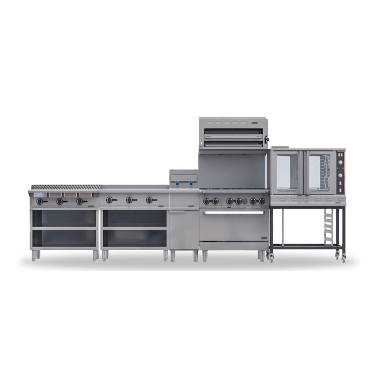High Power Max Series Cooking Equipment for Restaurant Busy Kitchen Electric and Gas Modular Cooking Range