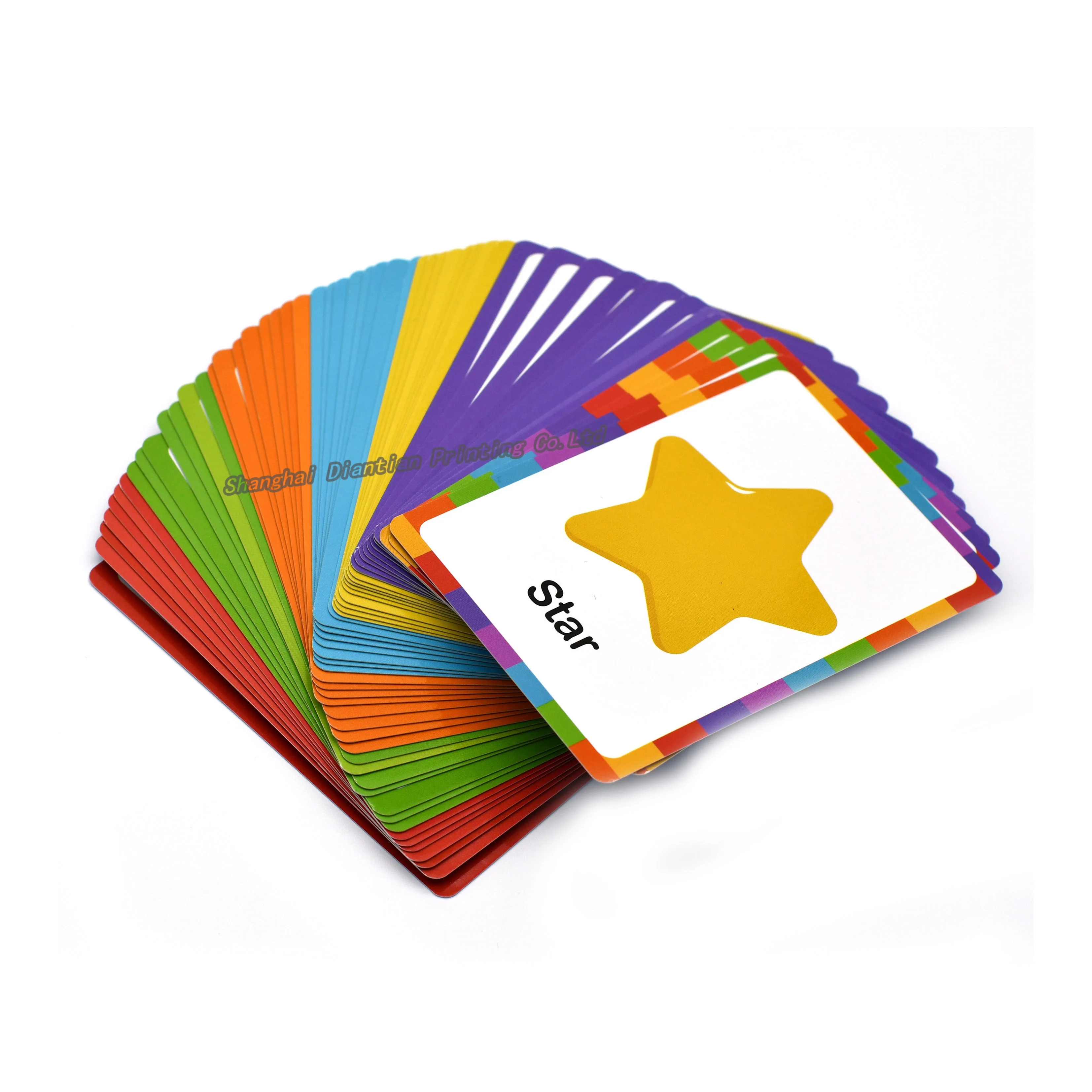Hot Sale Educational Kids Flash Card Custom Logo Memory Card Games