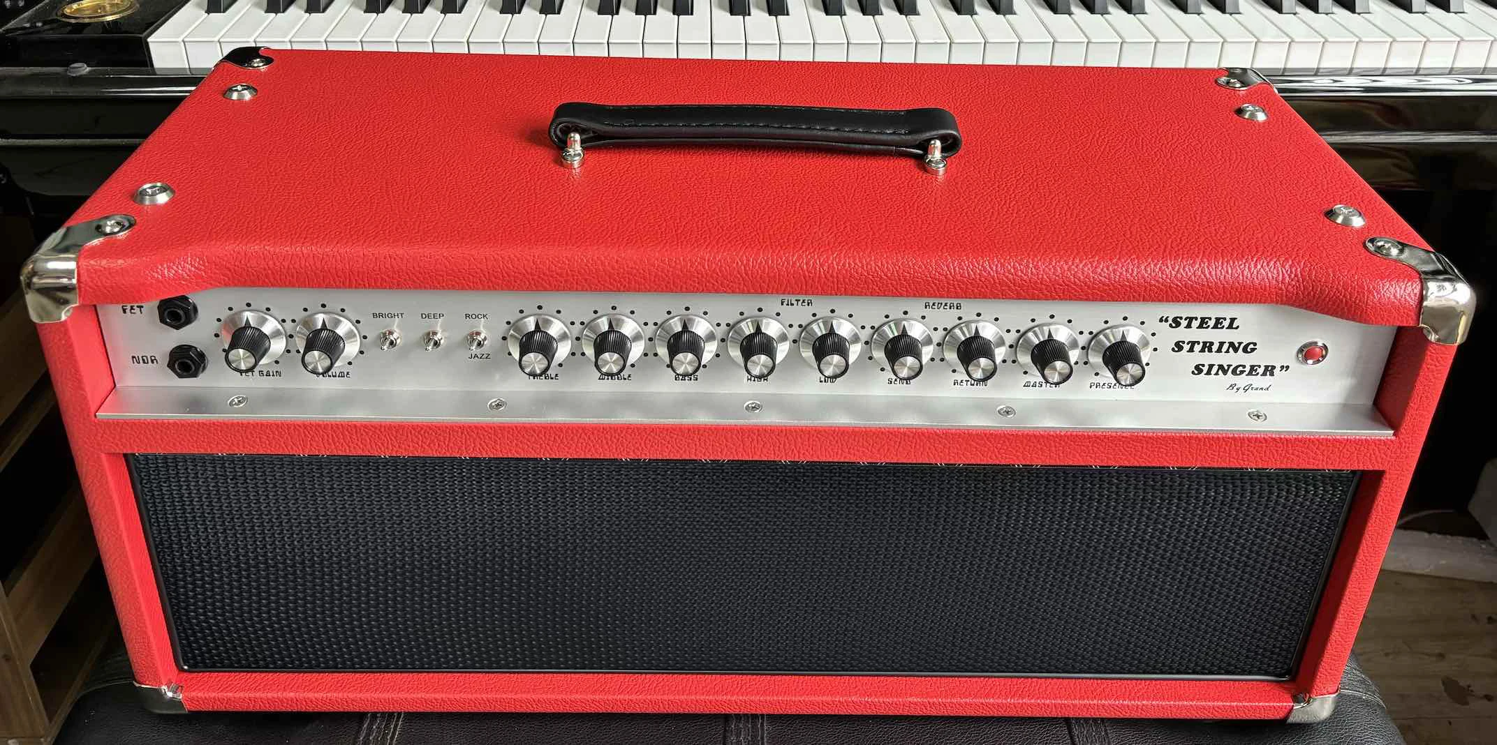 Профессиональный трубчатый усилитель для гитары 100 Вт Dumble TONE SSS100 стальной струнный клапанов в красном цвете