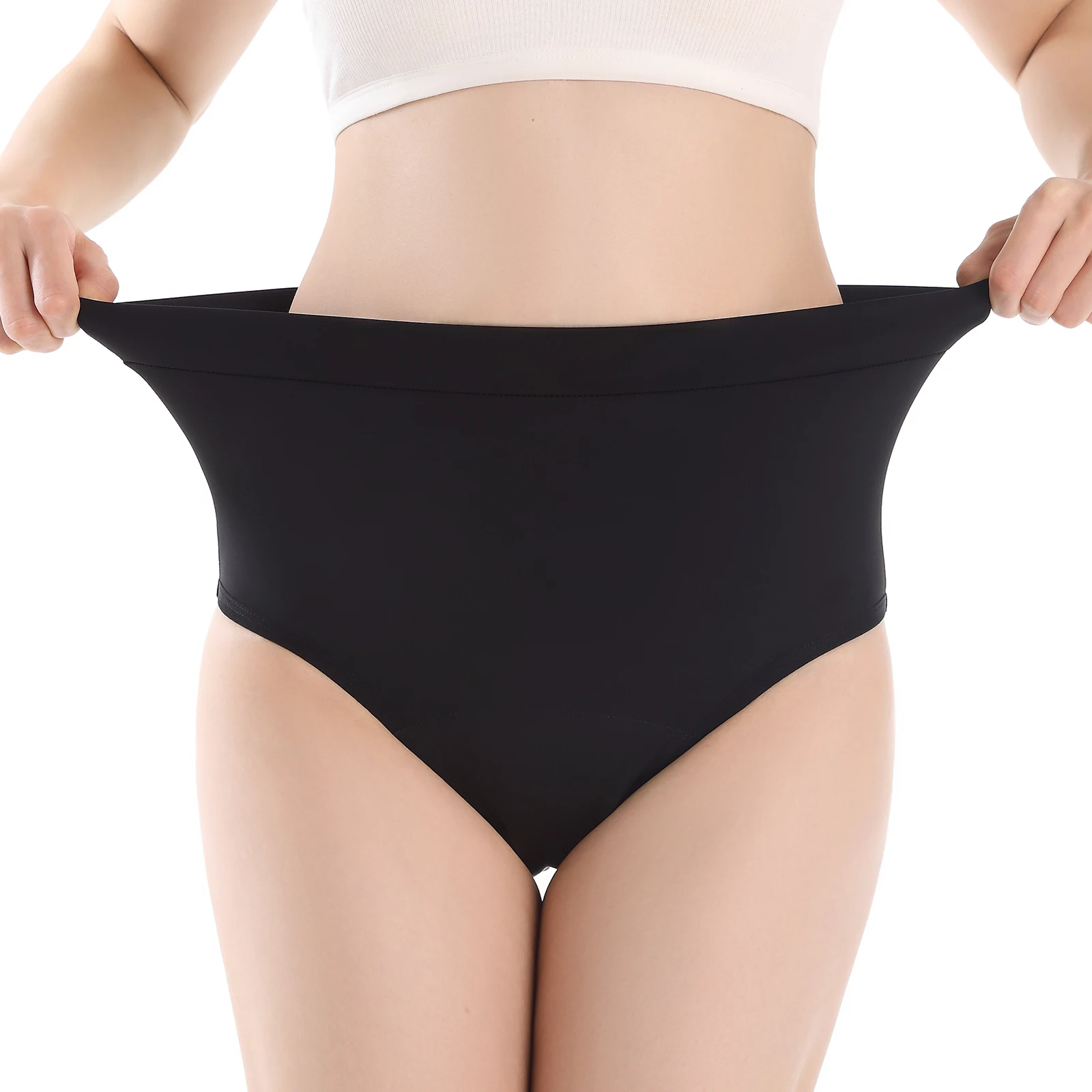 Shanhao Custom Girls Swimwear Womens Leakproof Swimming Trunks High Waist Waterproof Menstrual Period Leakproof Swimwear