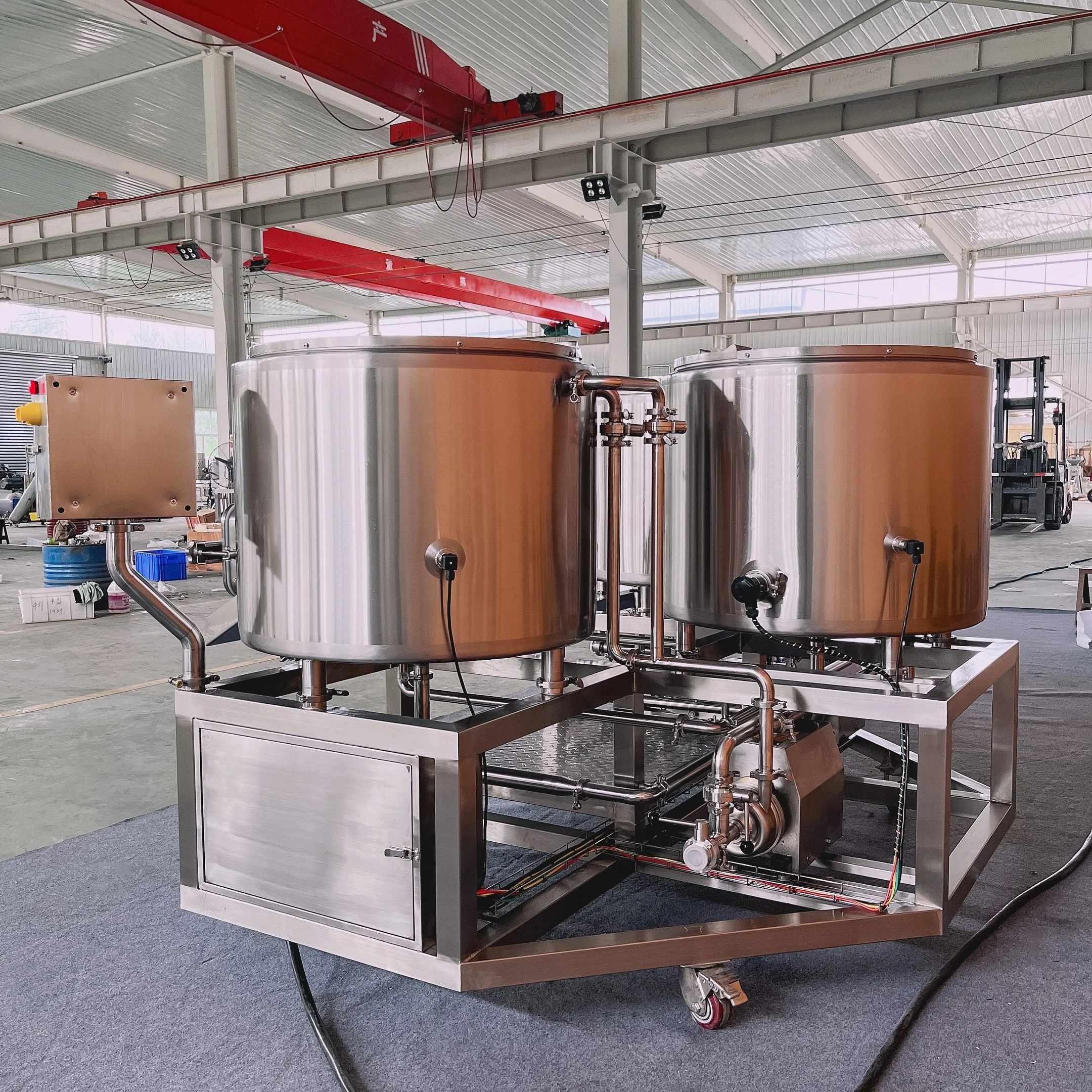 CARRY 200L STAR Series 3-vessel Brewhouse Micro Home Brewing System Turnkey Project suitable for novice winemakers